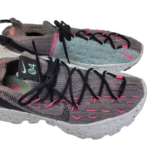 Nike Space Hippie 04 W9/M7.5 Smoke Grey/Pink CD3476-003 w/ Box Sneakers - Picture 5 of 16